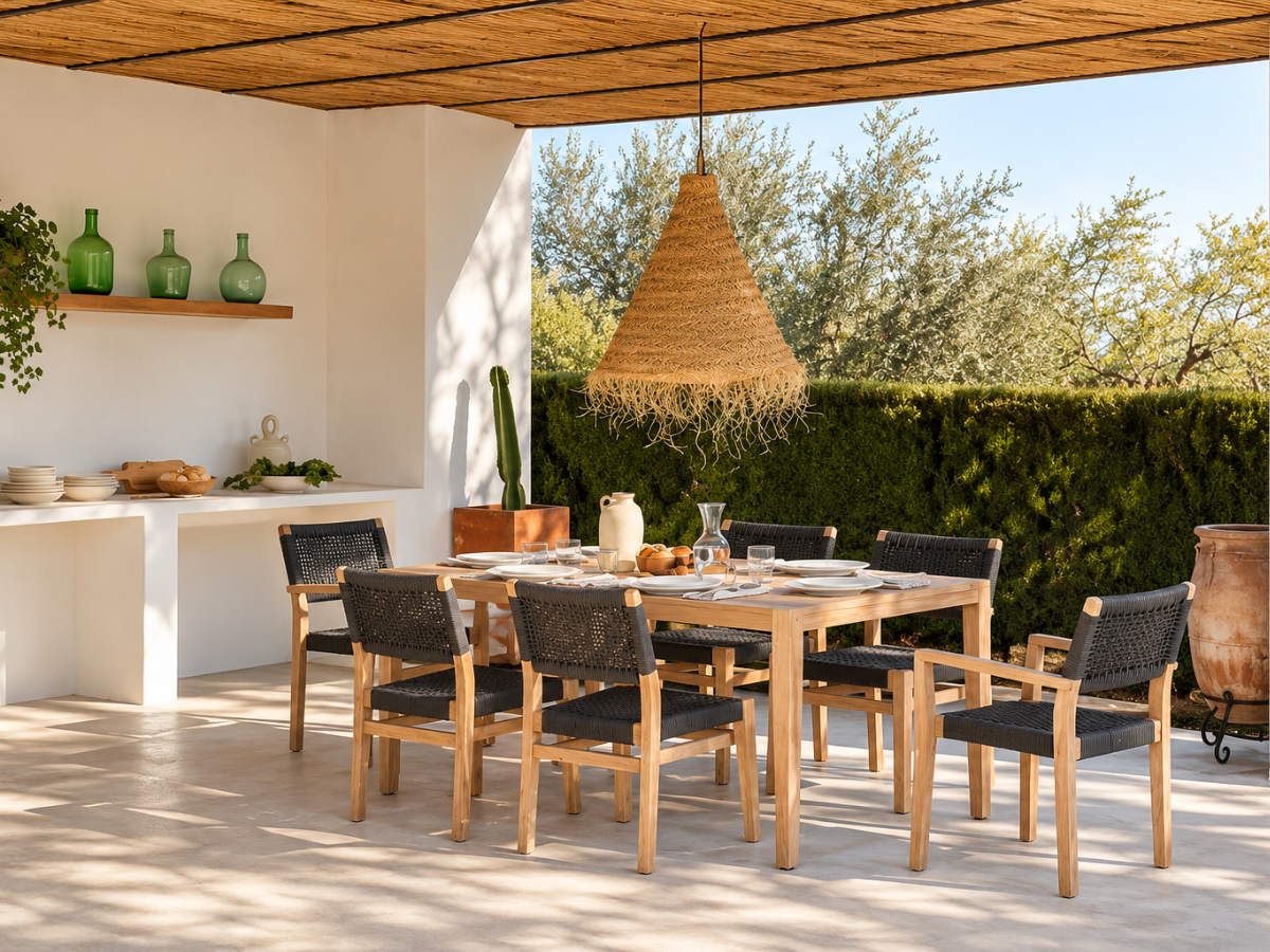 MESA JARDÍN MADERA